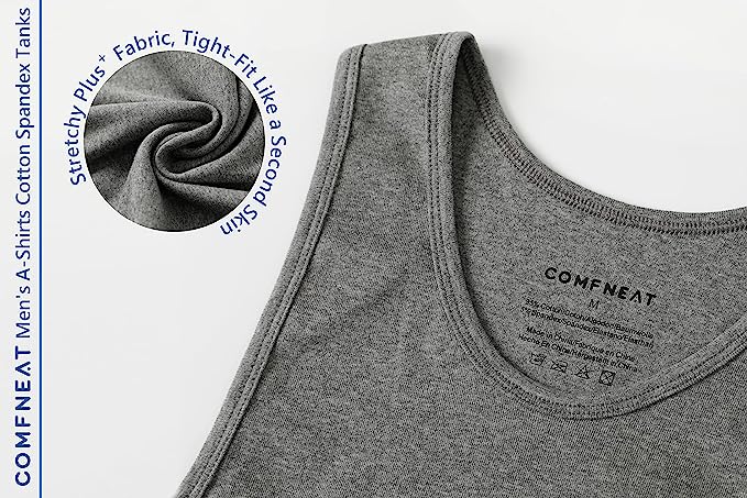 spandex tank tops mens
